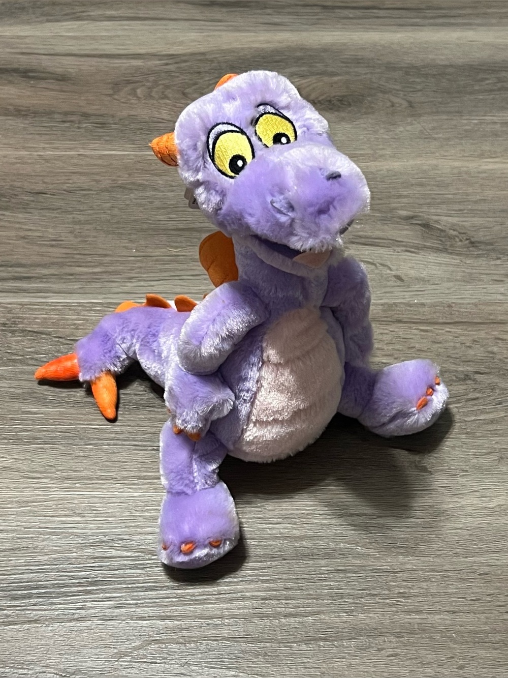 Disney Parks Figment Dragon Plush Purple Epcot Stuffed Animal 9" NWT